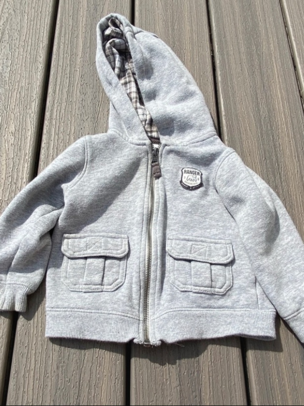 Baby Boy Ranger zip up hoodie 24mo